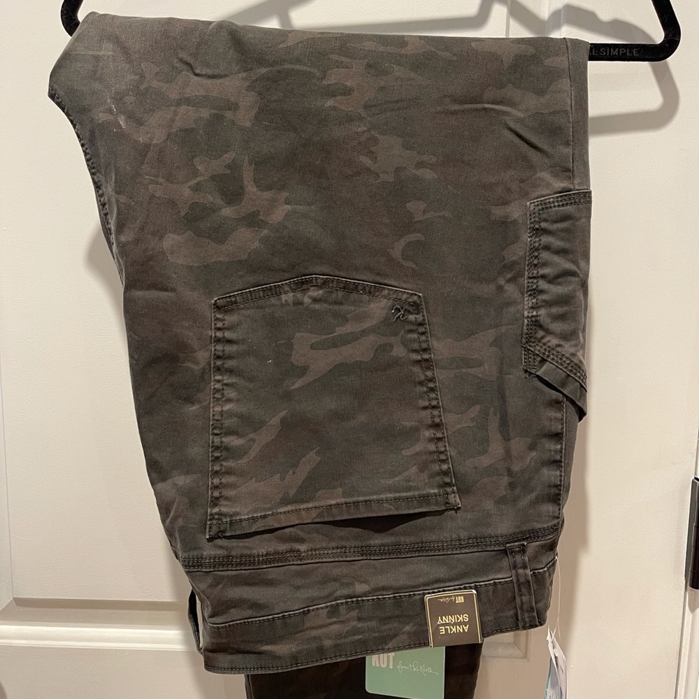 Kut from the Kloth camouflage jeans NWT